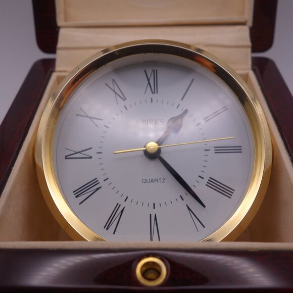 Vintage Birks Quartz Clock in a Box - Clock is working! - Picture 3 of 11